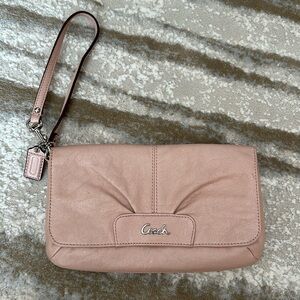 Coach Light Pink Wristlet